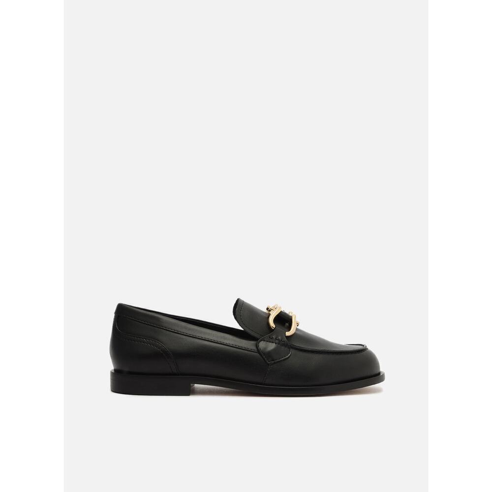 Arezzo Caroline Leather Loafer Size 5.5B - Picture 3 of 4